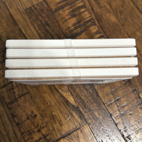 set of 4 Coasters Chanel Tiffany Louis Vuitton Dior YSL Amanda Greenwood license - Picture 8 of 9